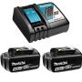 MAKITA SET 7 Baterija BL1830Bx2 + Punjač brzi DC18RC