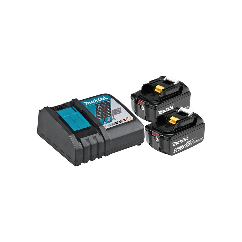 MAKITA SET 8 Baterija BL1850Bx2 + Punjač brzi DC18RC