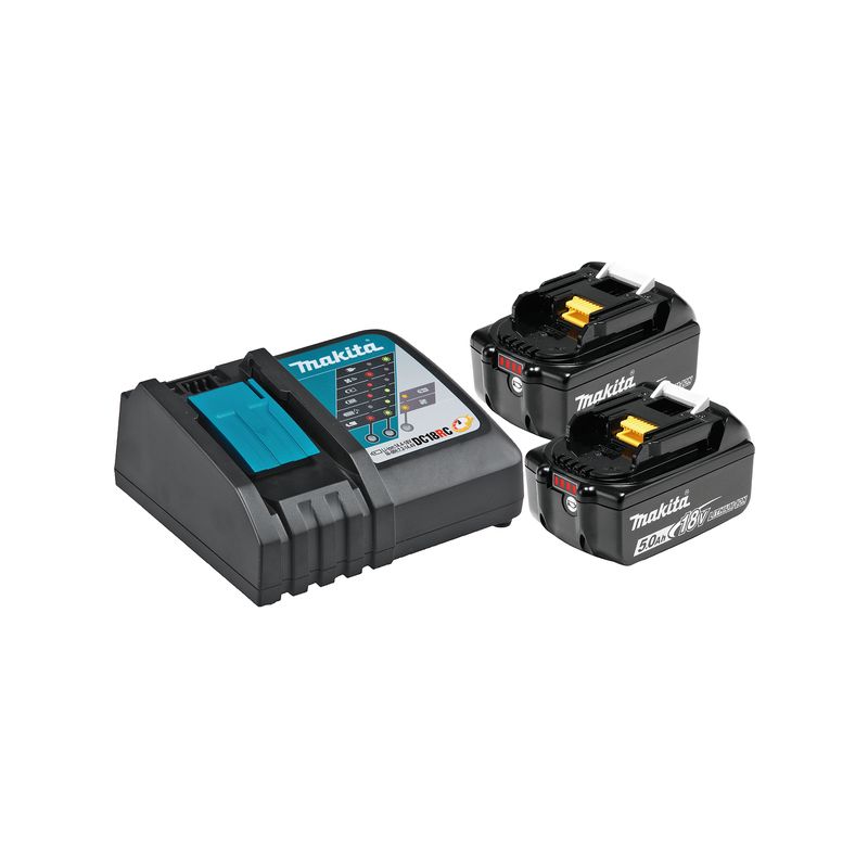MAKITA SET 8 Baterija BL1850Bx2 + Punjač brzi DC18RC